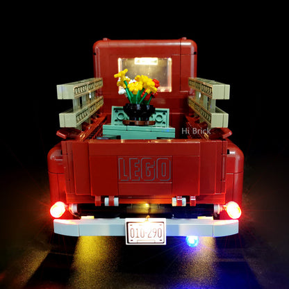 lighting is compatible with LEGO 10290 retro pickup truck car versatile creative remote control building block LED light
