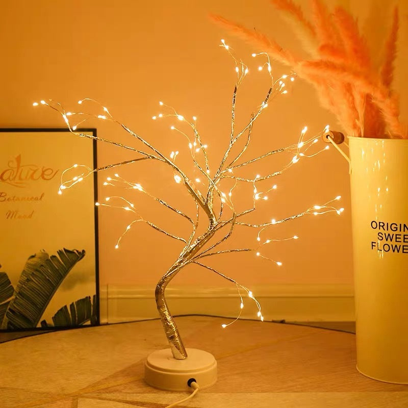 led copper light bedroom light