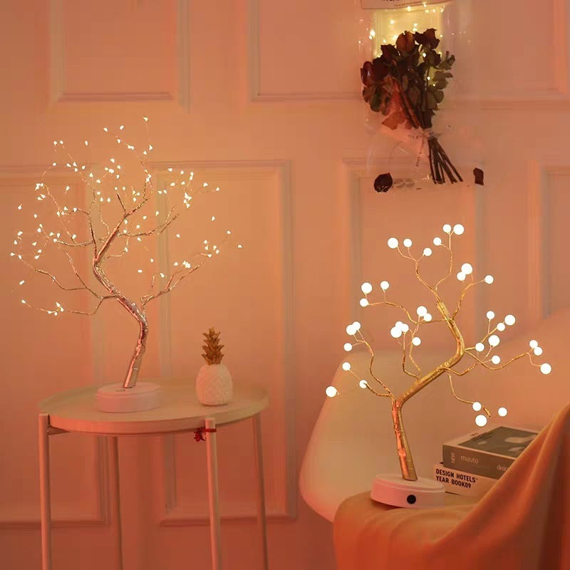 led copper light bedroom light