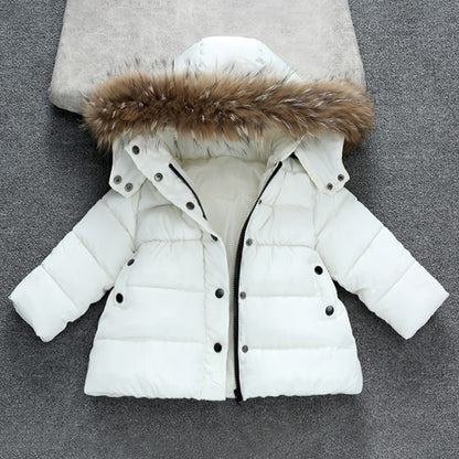 Children's thick cotton jacket down cotton collar cotton jacket
