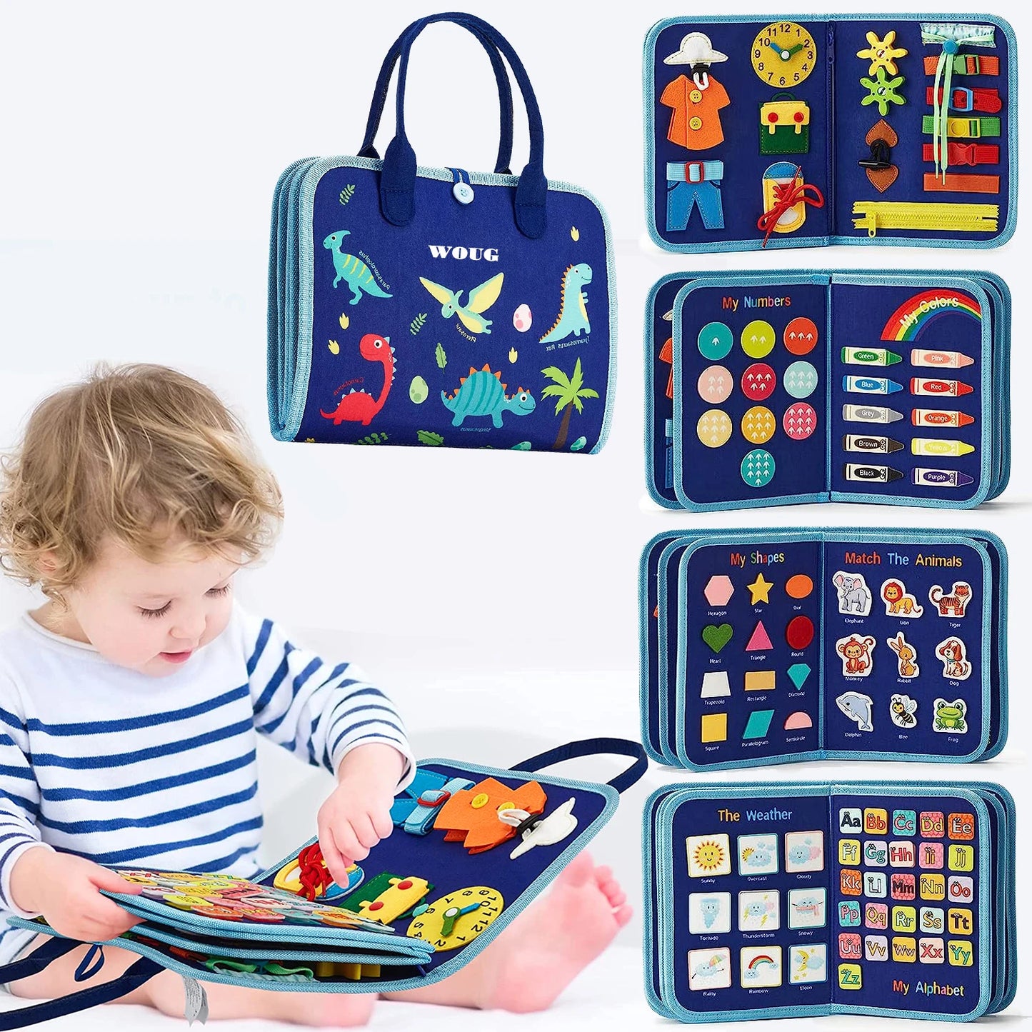 felt learning board