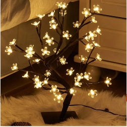 led copper light bedroom light