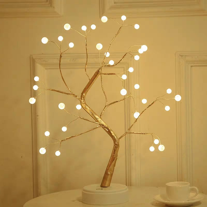 led copper light bedroom light
