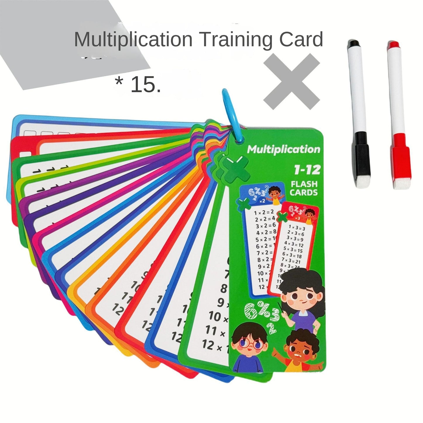 multiplication flash cards learning tool for math early education addition subtraction multiplication division arithmetic teaching aid for primary students