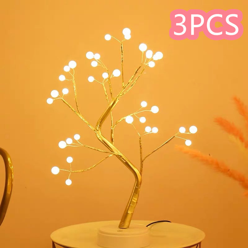led copper light bedroom light